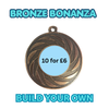 Bronze Medal Deal Set of 10 Custom Logos 