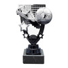 Football Stars Silver Award 6.5" Trophy 