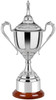 Exquisite Nickel Plated Golf Trophy. Available in 3 sizes from 1st Place 4 Trophies