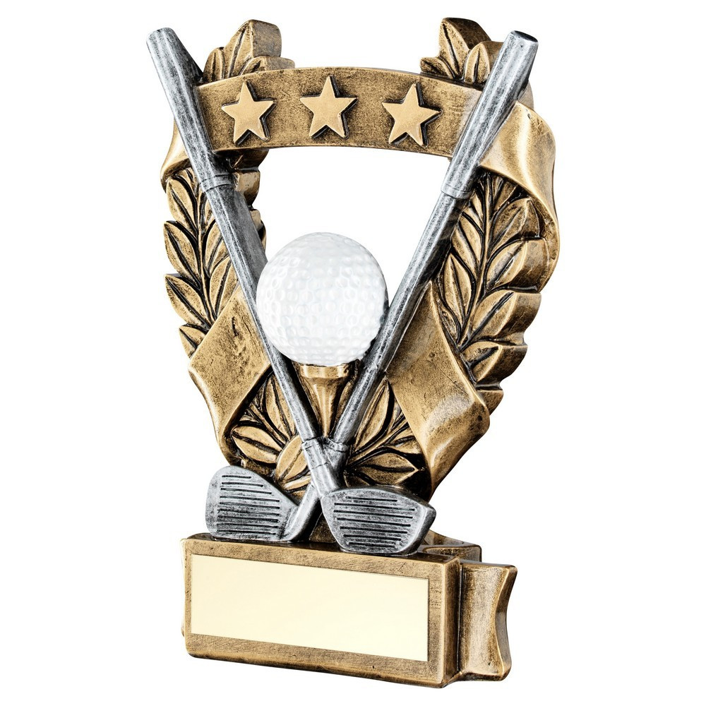 Golf Club and Ball Trophies