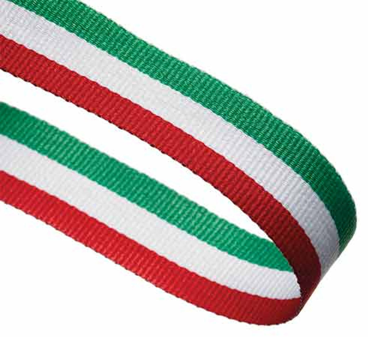 RED, WHITE & GREEN RIBBON