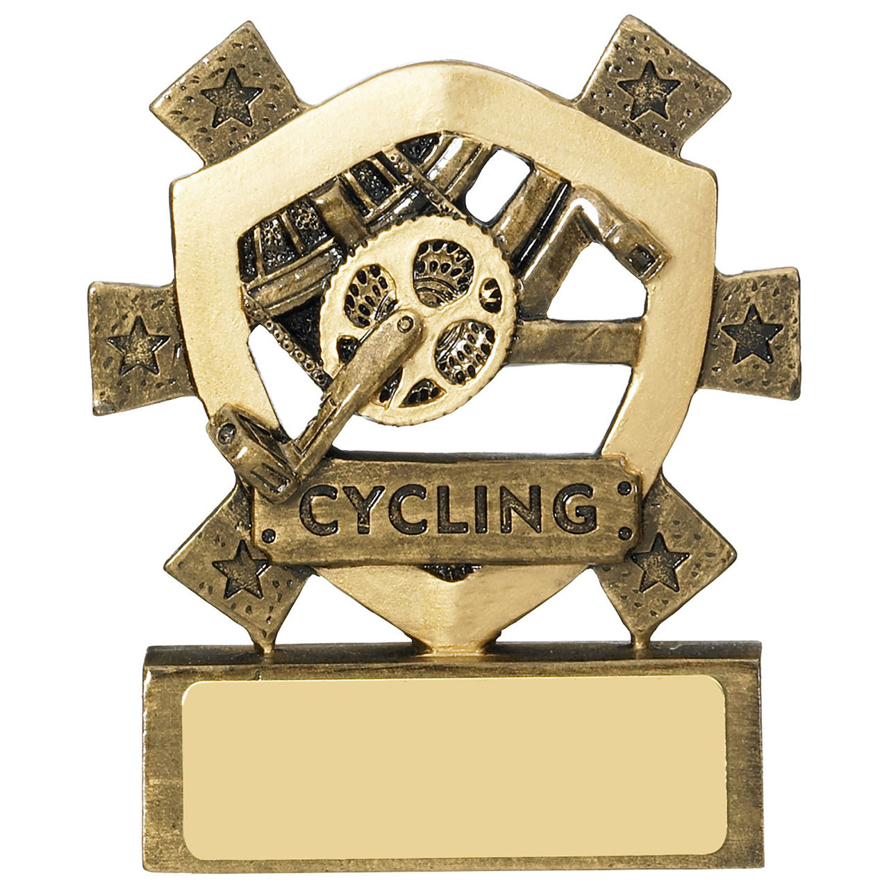 Fantastic Budget CHEAP price for this Star Shield Cycling Trophy Fantastic Budget CHEAP price for this Star Shield Cycling Trophy