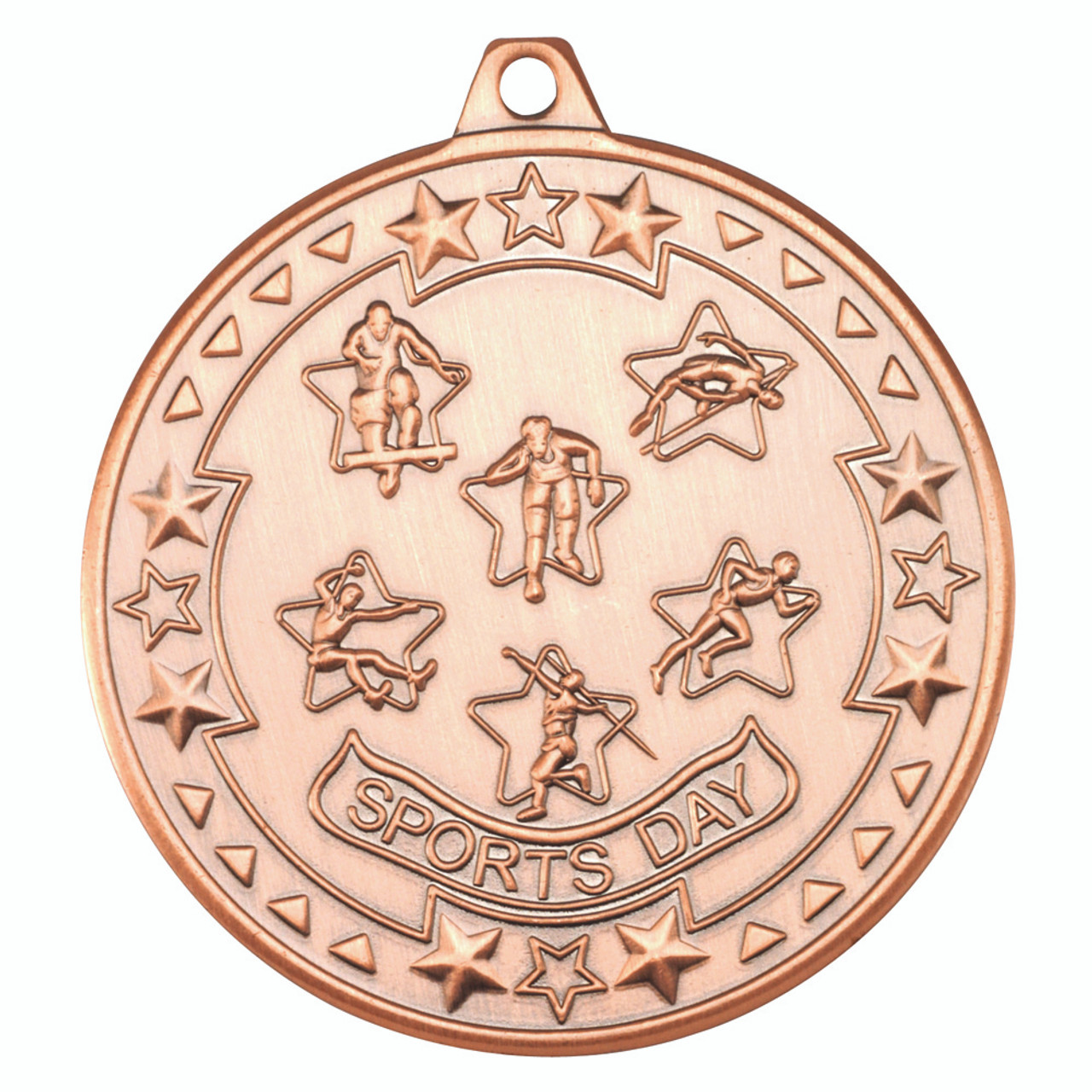 50mm Bronze Sports Day Medal