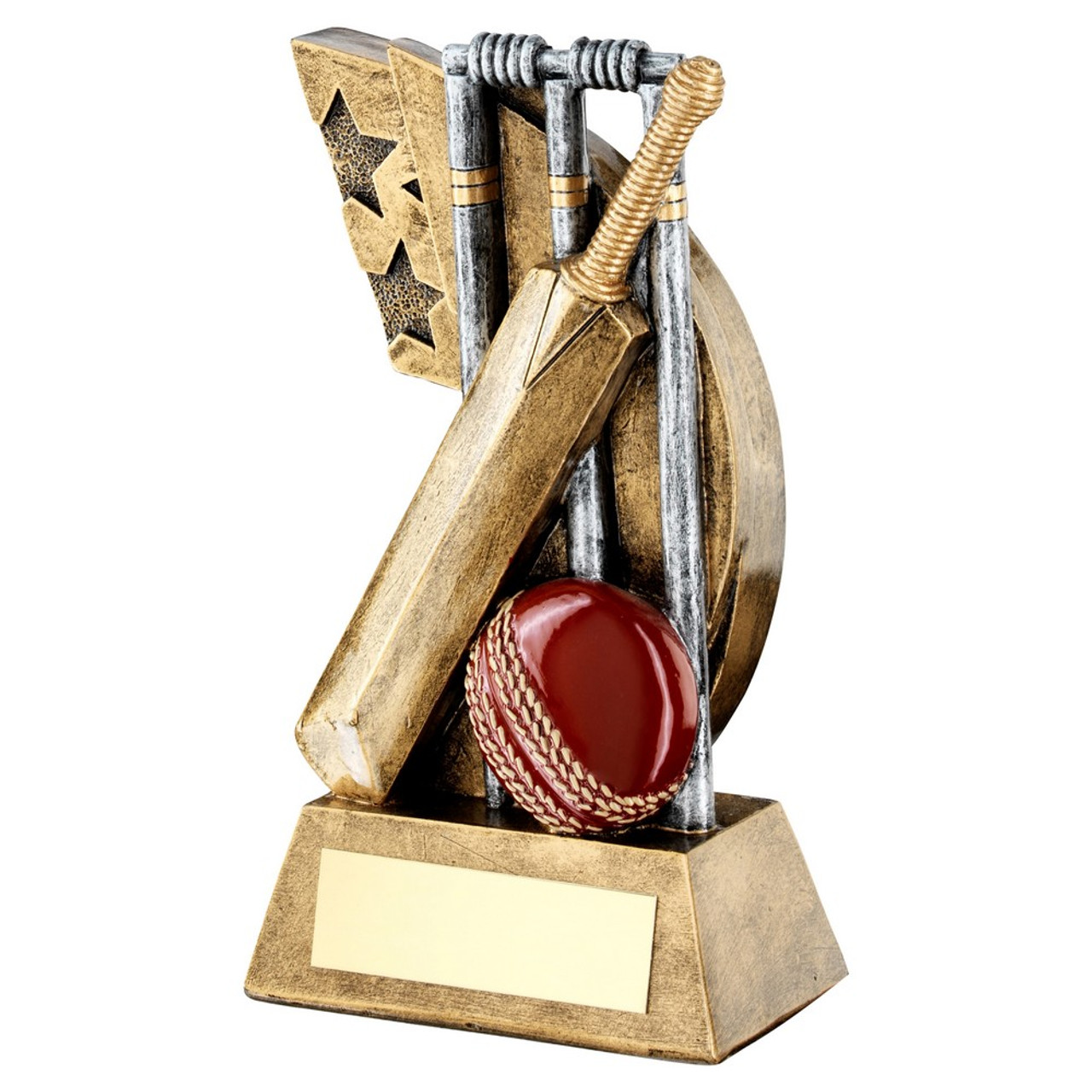 Superb low cost cricket award in 3 sizes from 1stPlace4Trophies