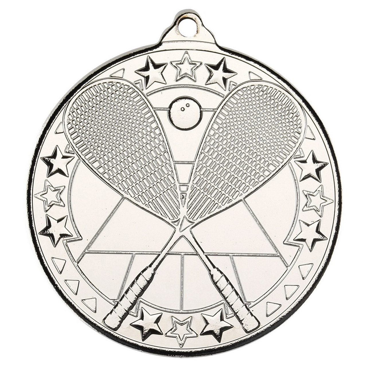 50mm Silver Squash medal