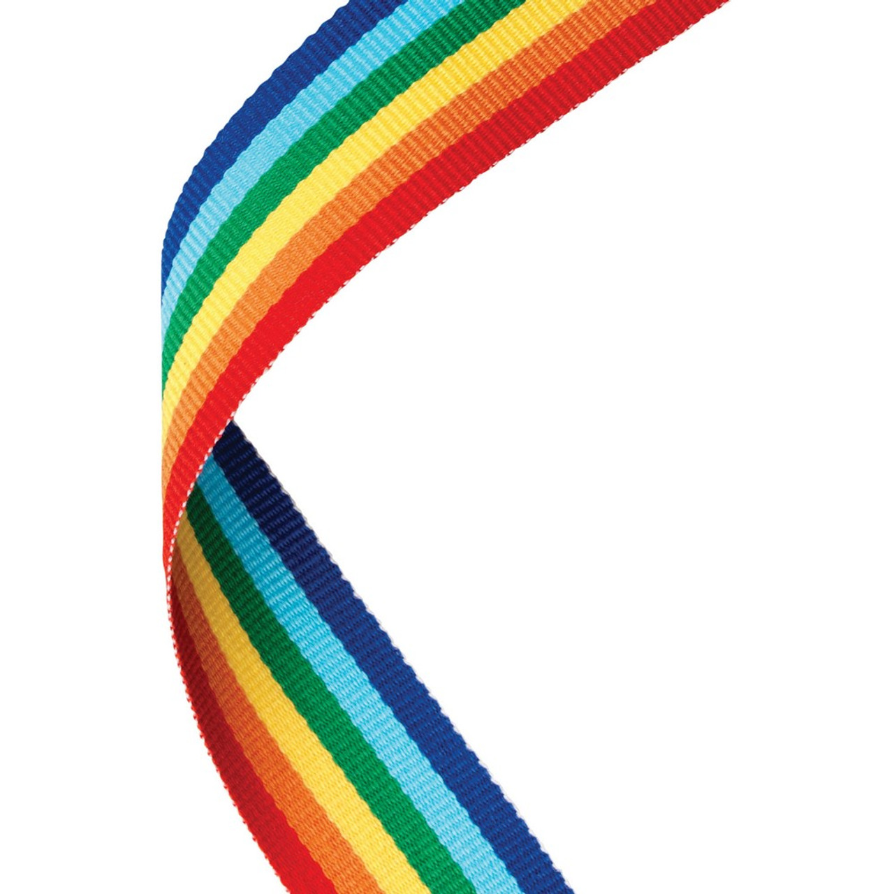 Rainbow Medal Ribbon at 1stPlace4Trophies