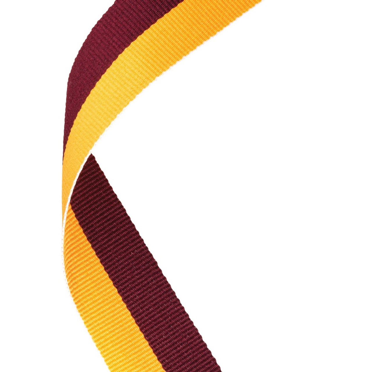 Maroon & Gold Medal Ribbon at 1stPlace4Trophies