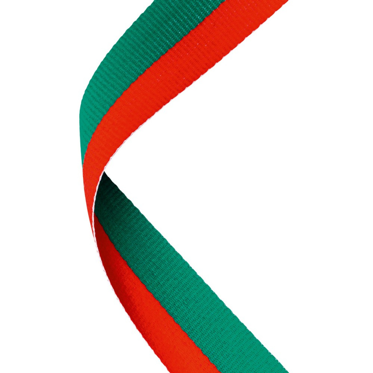 Red & Green Medal Ribbon at 1stPlace4Trophies