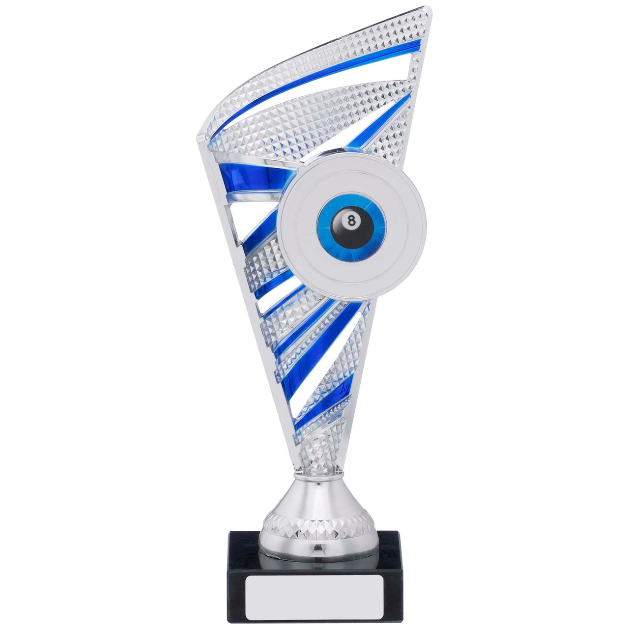 Silver & Blue Multisport Trophy includes FREE engraving