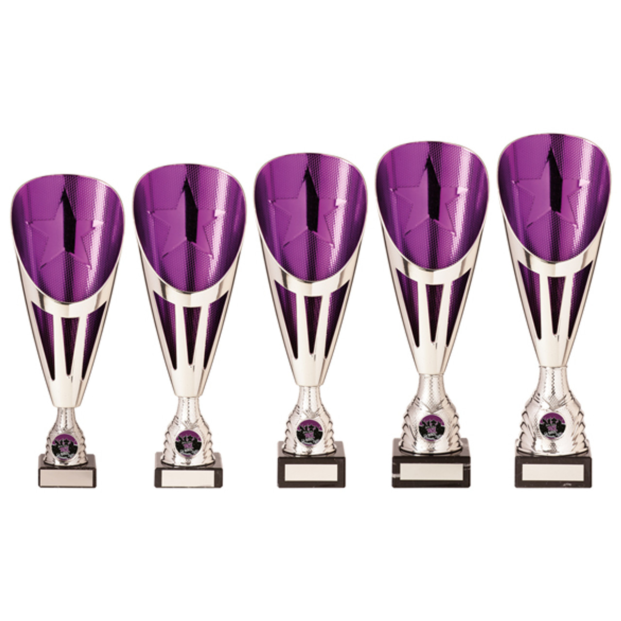 RISING STAR DELUXE Silver & Purple Cup Trophy Series