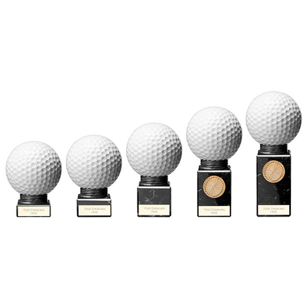 BLACK VIPER LEGEND Golf Ball Trophy