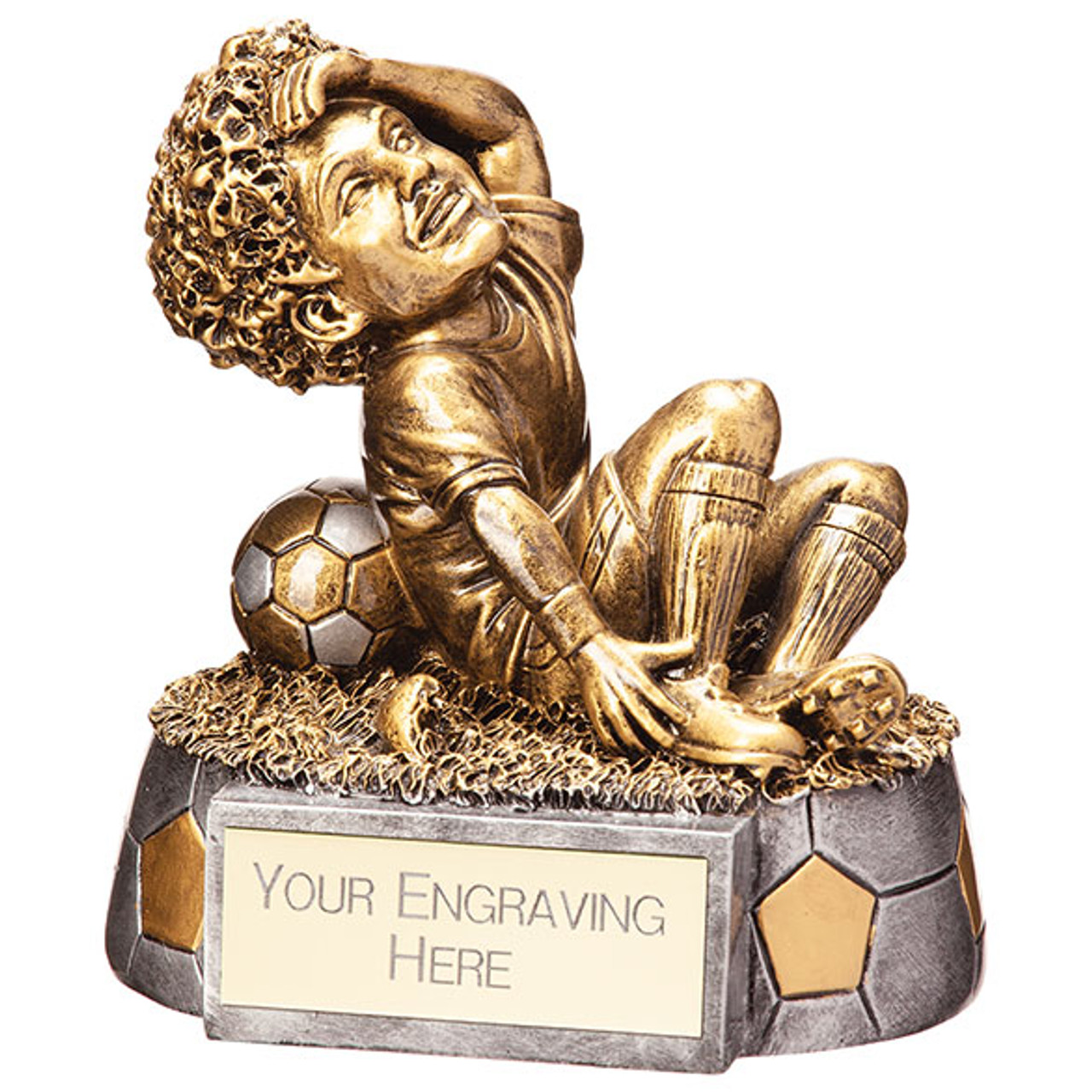 INJURED AGAIN Funny Football Trophy