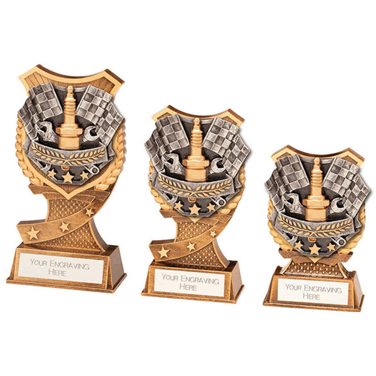 TITAN Gold Resin Motorsport Trophy Series