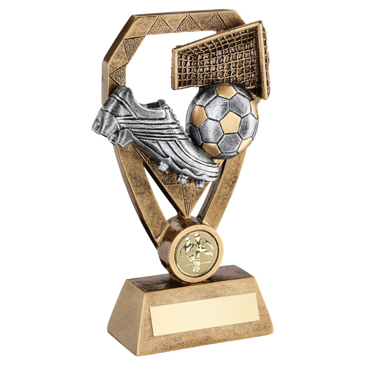Football Diamond Frame Trophy With Custom Logo
