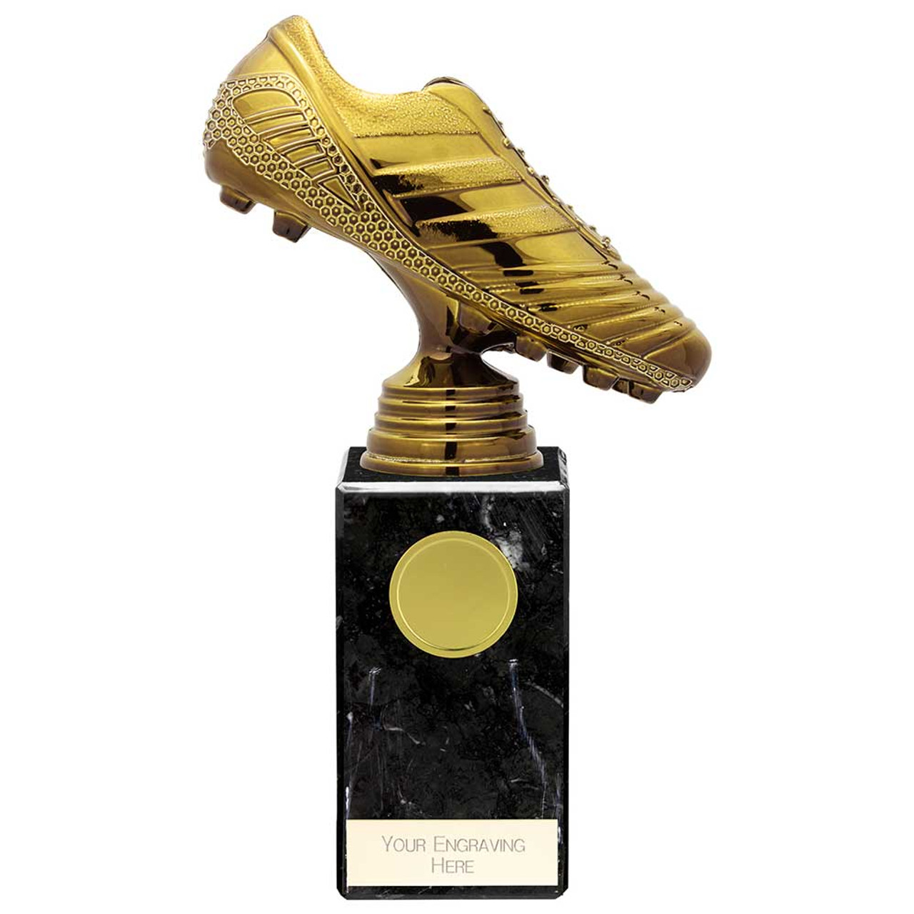 Fusion Legend Golden Football Boot Marble Trophy