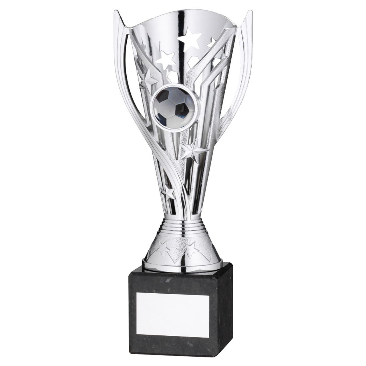 Football Silver Flash Budget Cup 8"