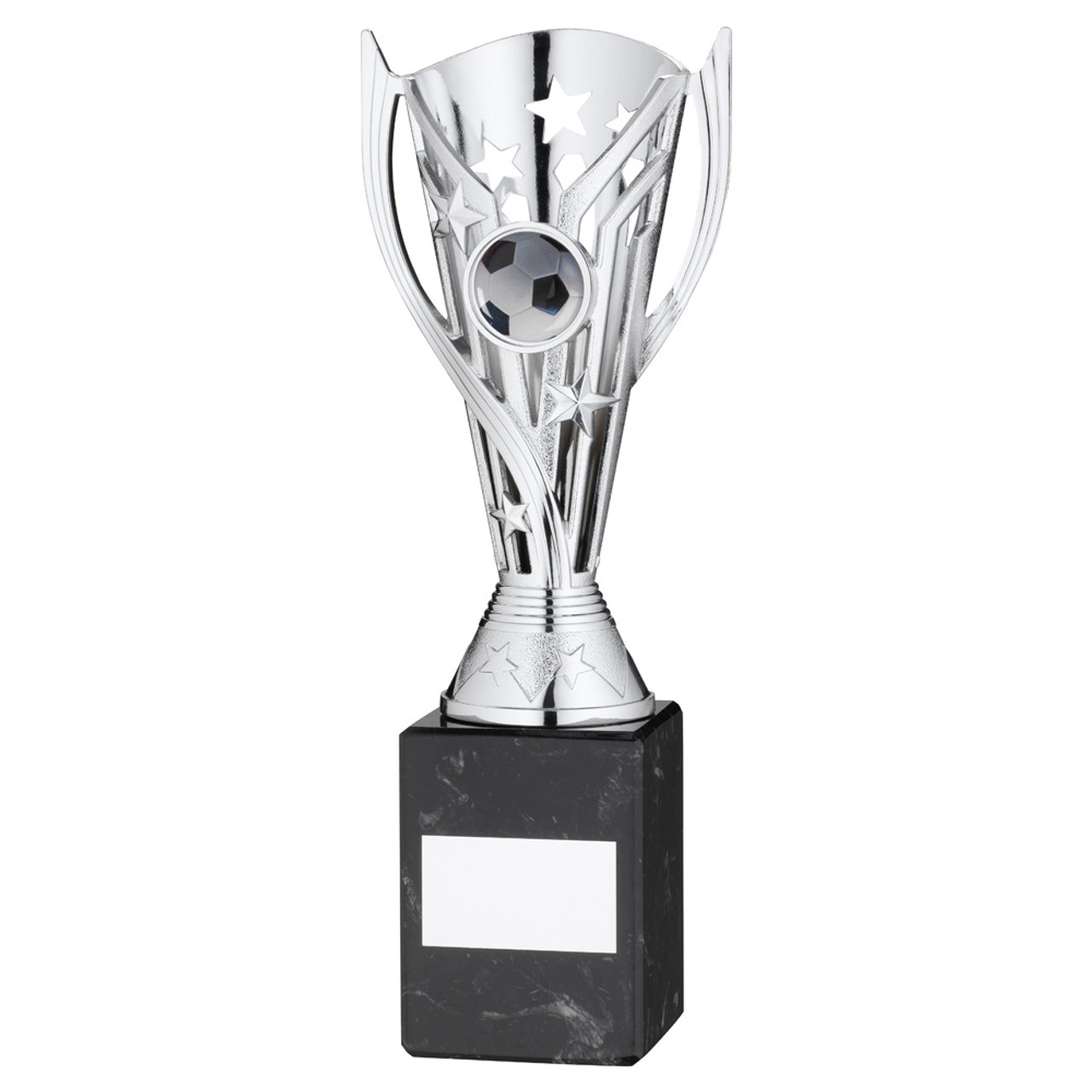 Football Silver Flash Budget Cup 9"