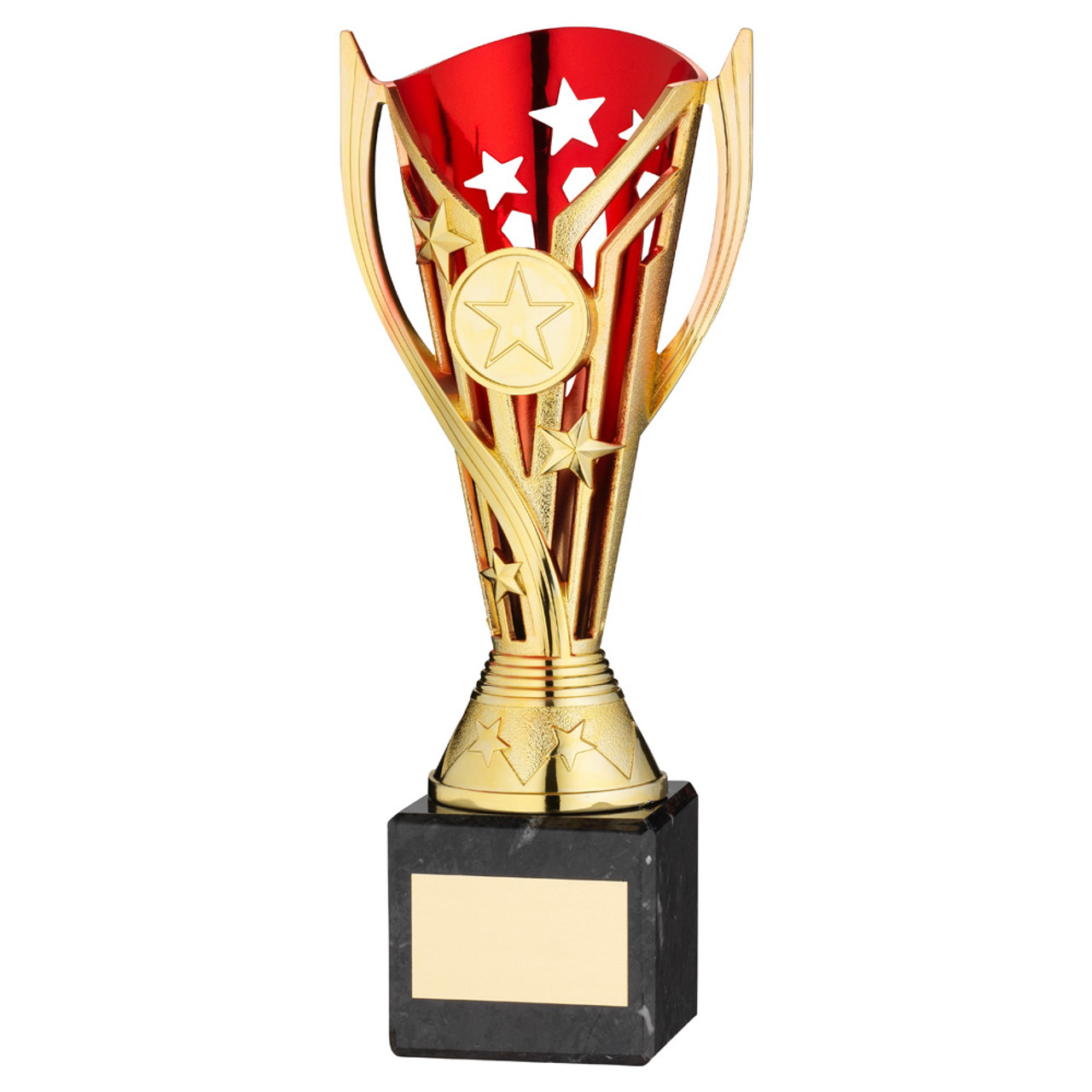 Valentine's Trophy Best Husband / Wife Gold & Red Award