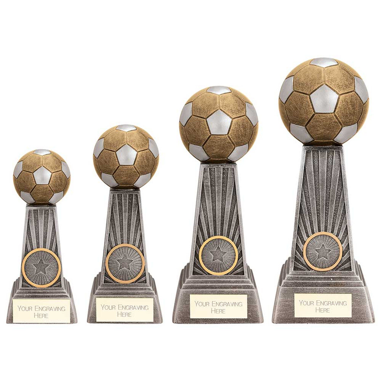 ENERGY Football Competition Trophy in 4 sizes