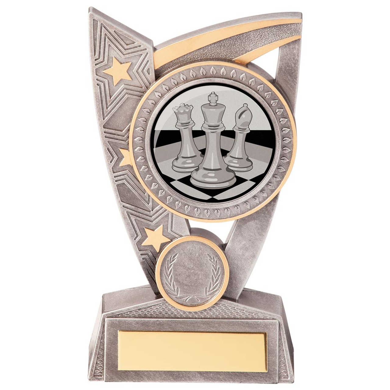 Chess Silver & Gold Triumph Award With Free Engraving