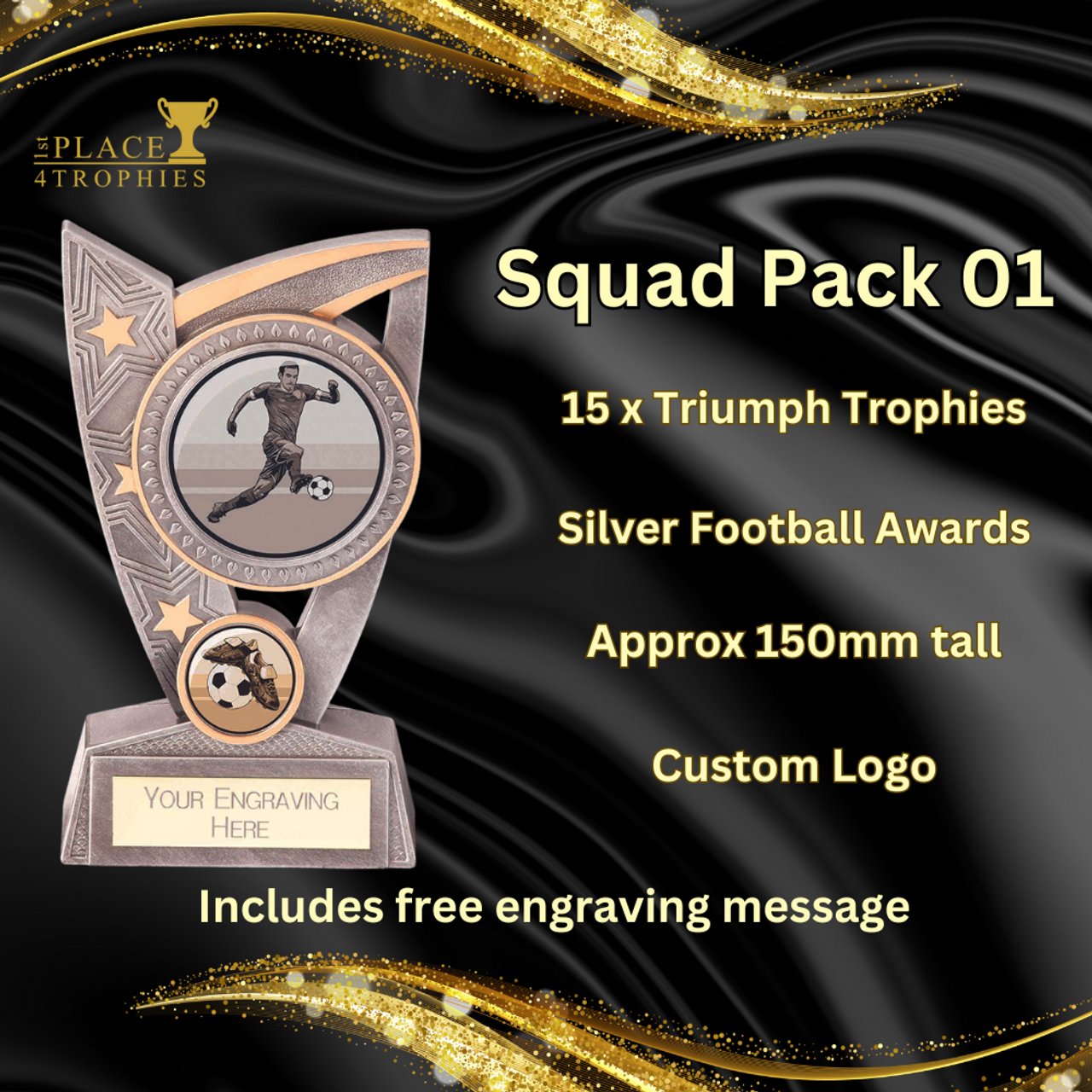 Football Squad Pack of 15 x Triumph Awards