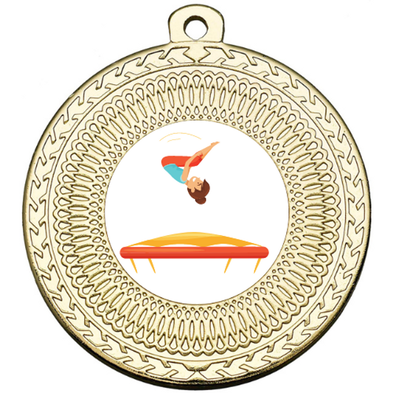 Premium Trampolining Medal 50mm