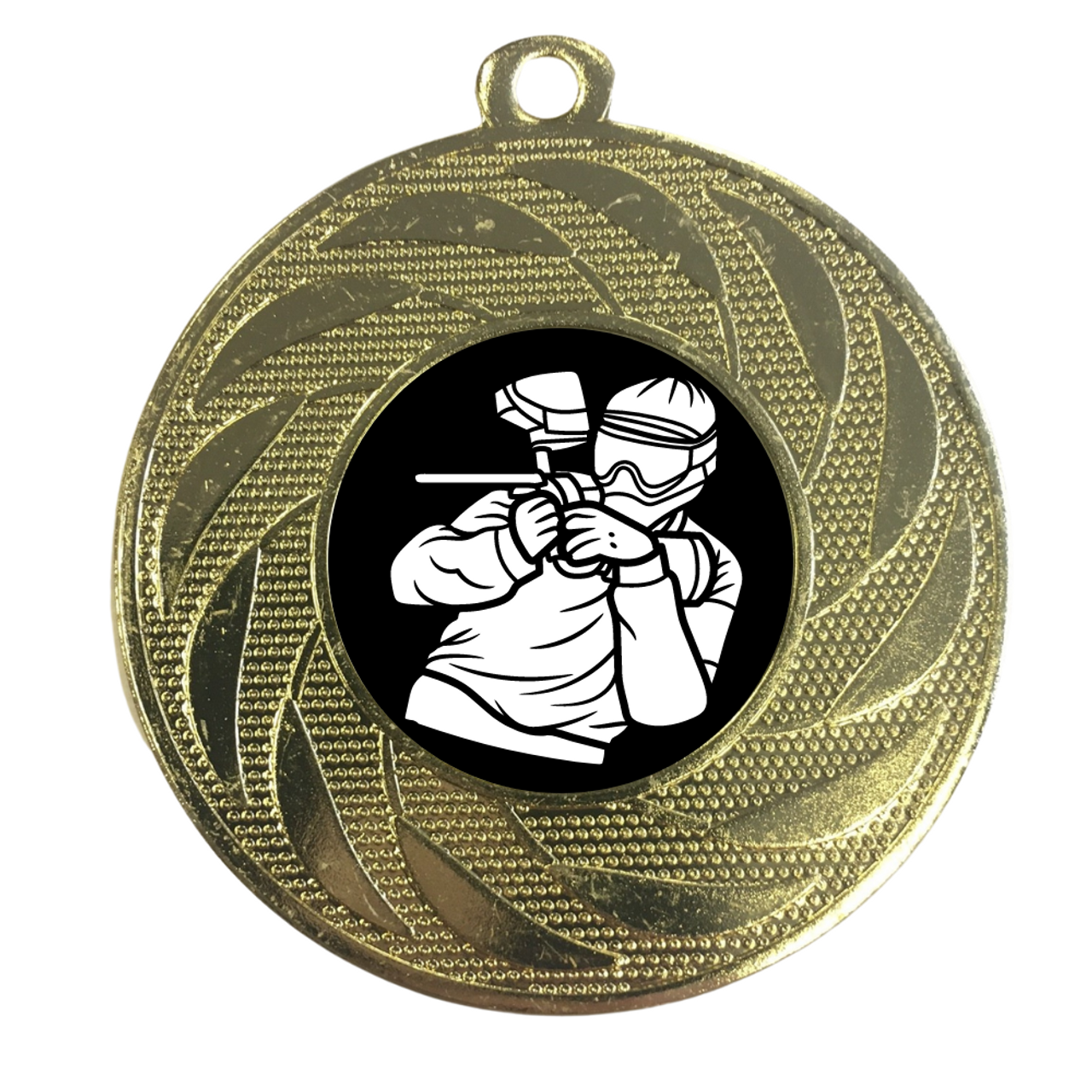 Paintball Premium Medals 50mm Gold Paintballing Prize Award