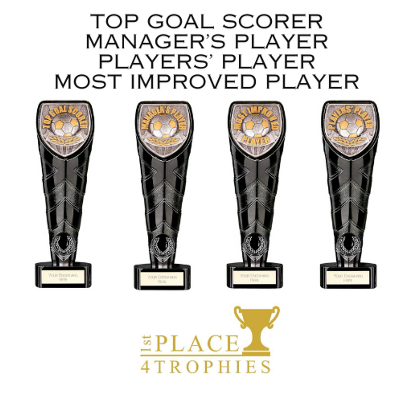 Top Player Football Club Squad Pack Set of 4 Awards