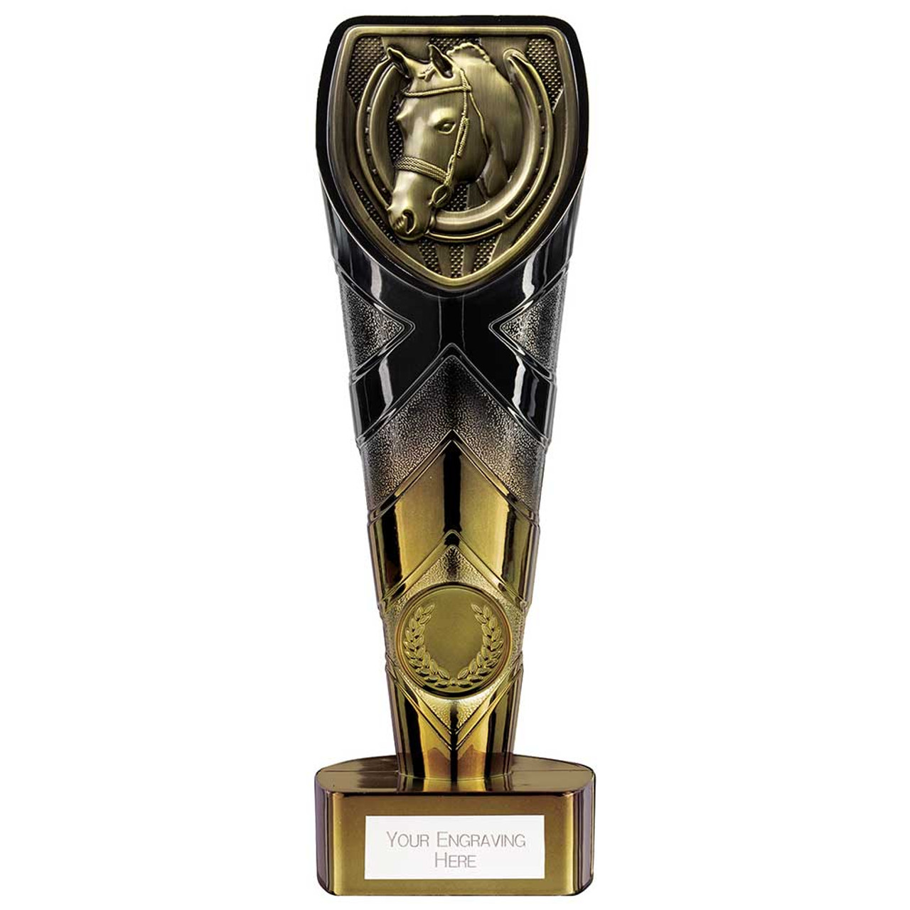 County Show Horse Show Award Black & Gold Fusion Cobra Trophy