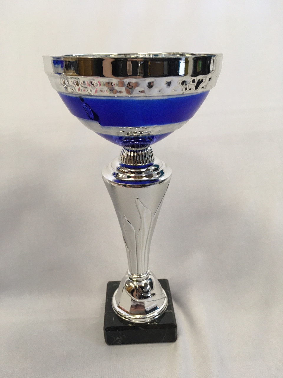 Multisport Silver & Blue Cup Award Free Engraving