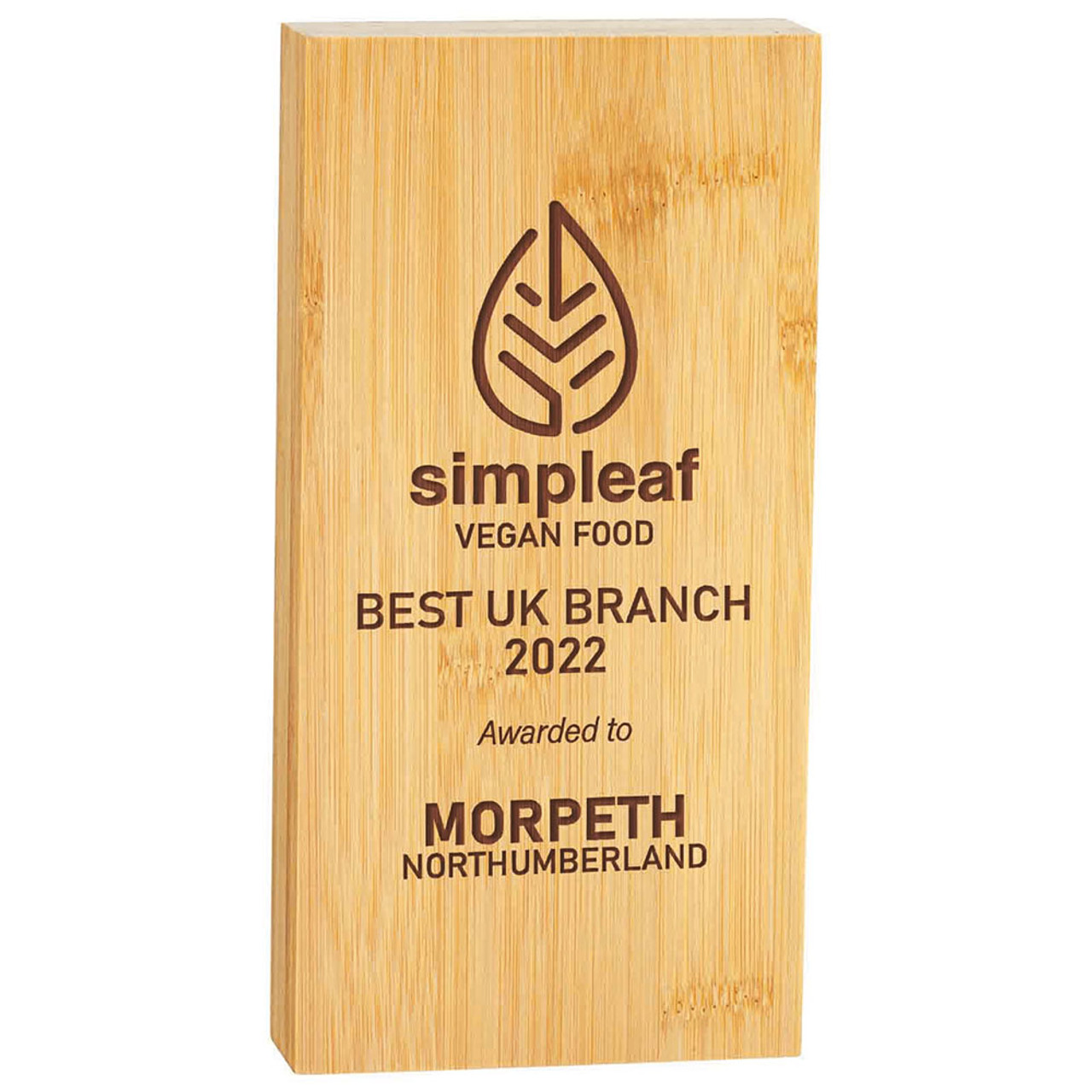 Business Recognition Corporate Gaia Bamboo Block Series