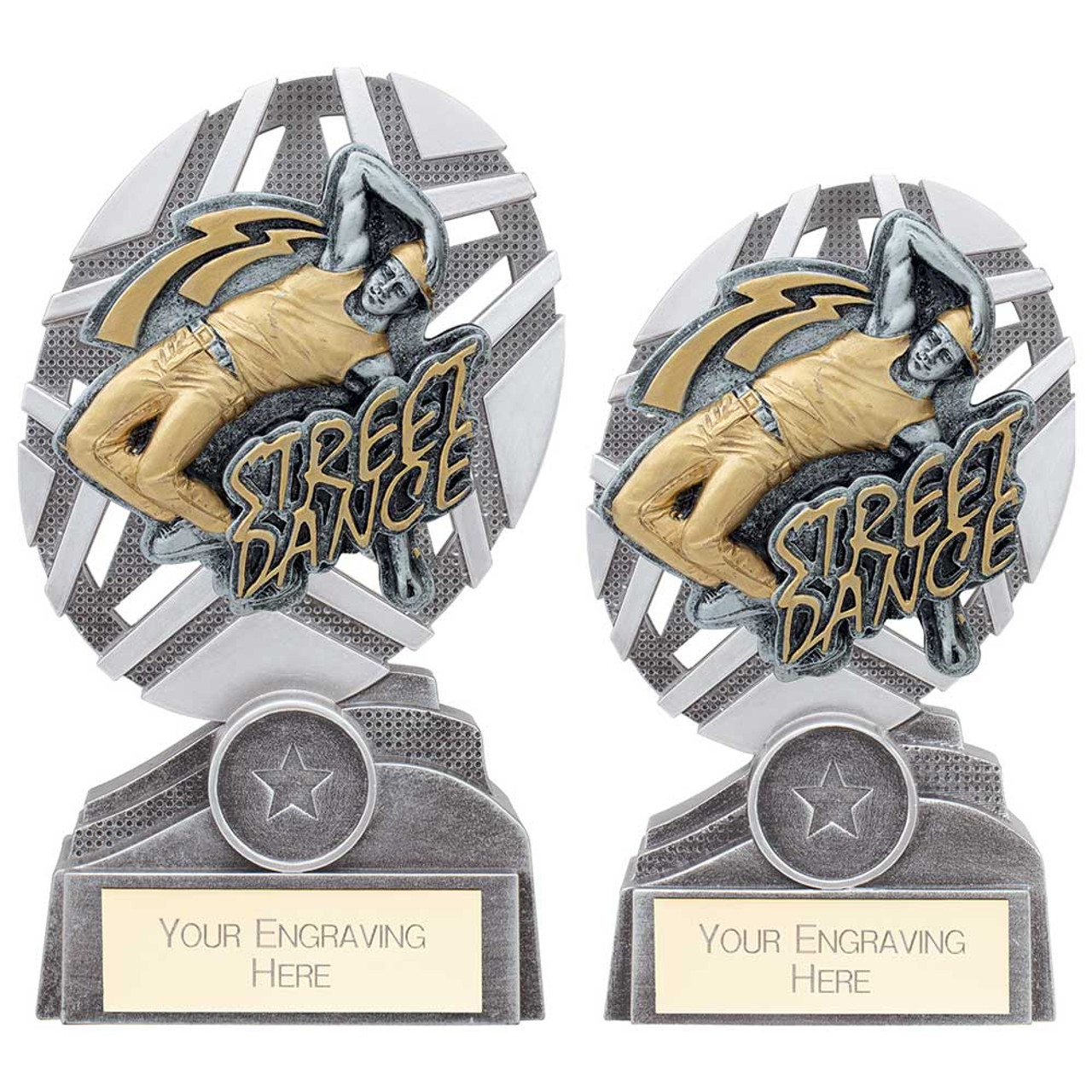 Street Dance The Stars Plaque Trophy in 2 Sizes