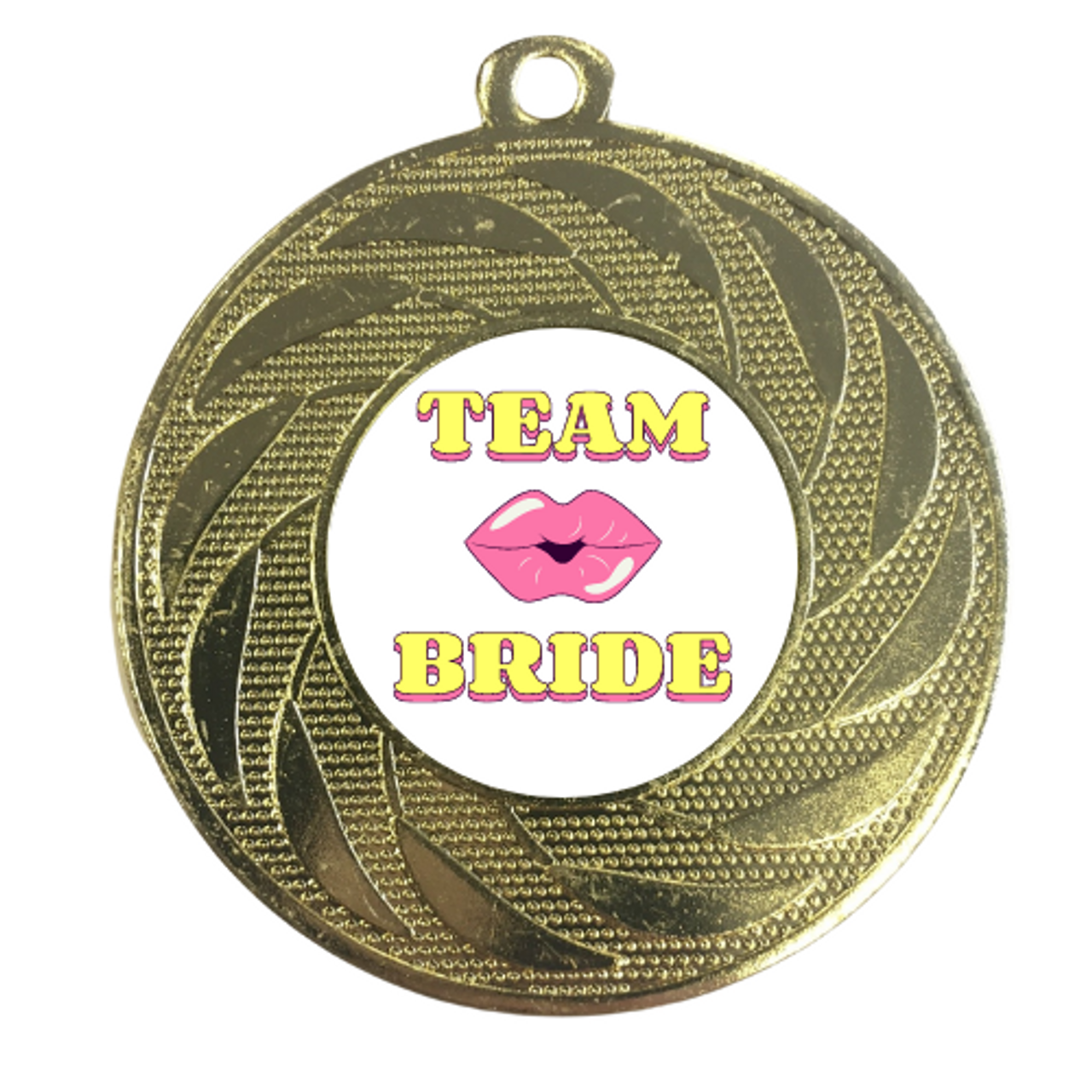 Team Bride Gold Medals With Free Engraving