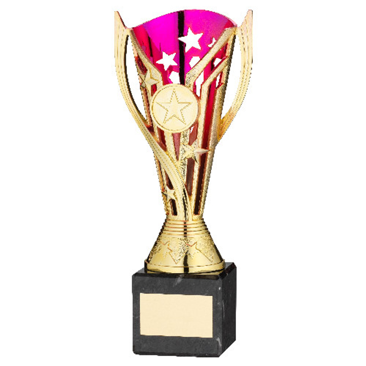 Dance Awards Multisport Trophy Purple & Gold Marble Base With Custom Logo & Free Engraving