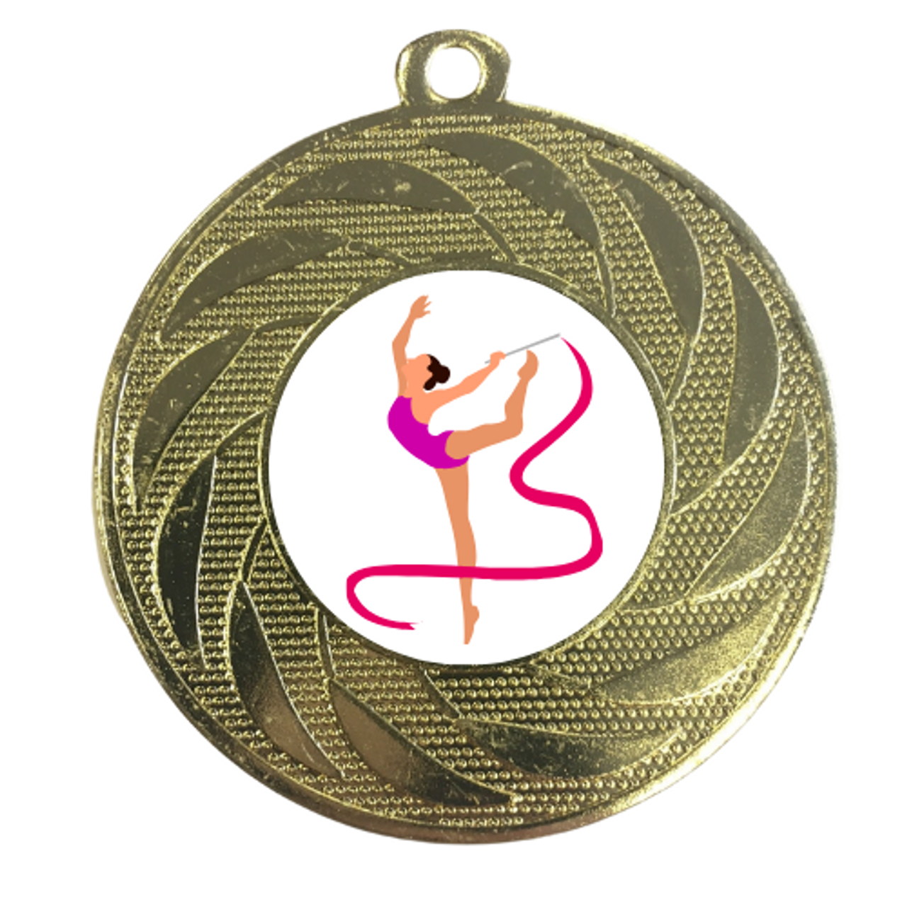 Ribbon Rhythmic Gymnastics Premium Medal 50mm 