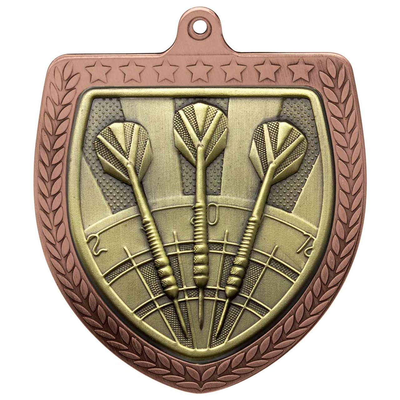 Darts Medal Shield Cobra 75mm