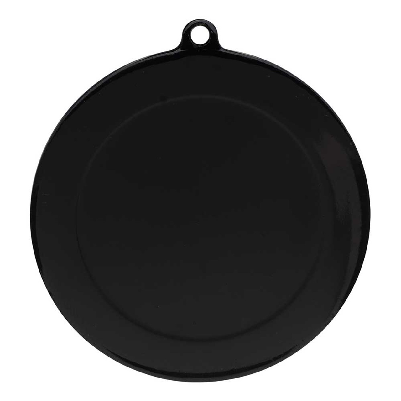 Block Colour Medal In Black With Custom Logo 55mm