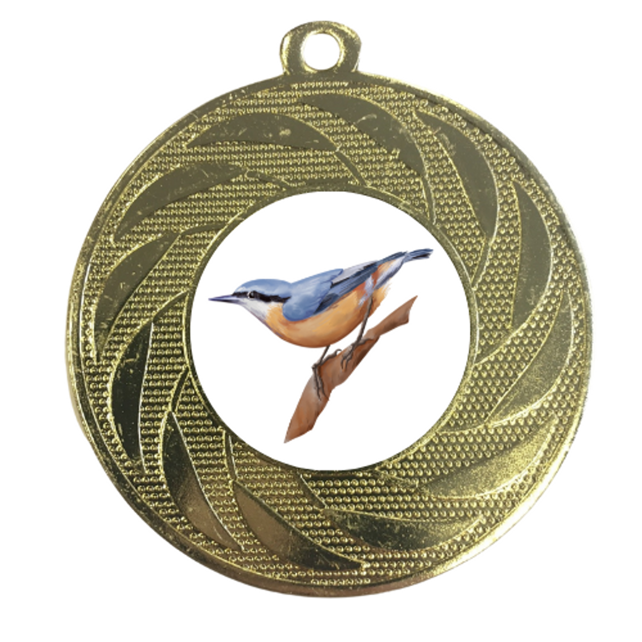 Wingspan Game Medal Nuthatch Nature Lovers Personalised Birdwatching Birding Twitching Award RSPB 