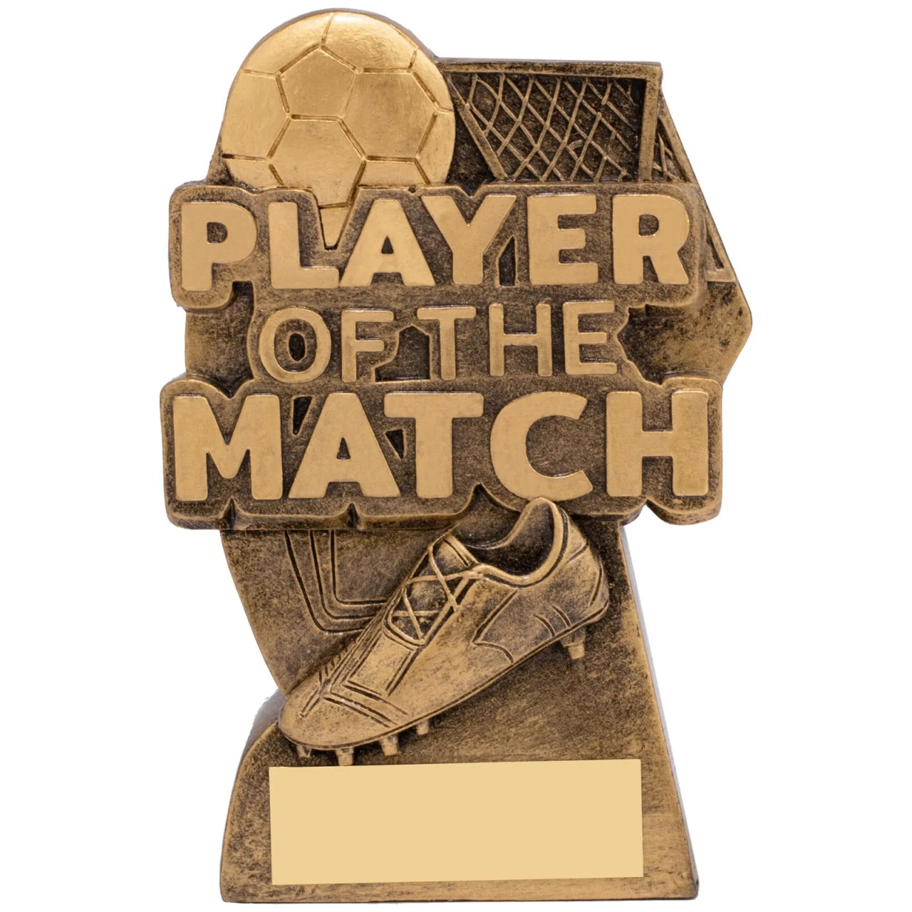 Player of the Match Trophy Football Award Footballer Little League Junior Team School Free Engraving at 1st Place 4 Trophies