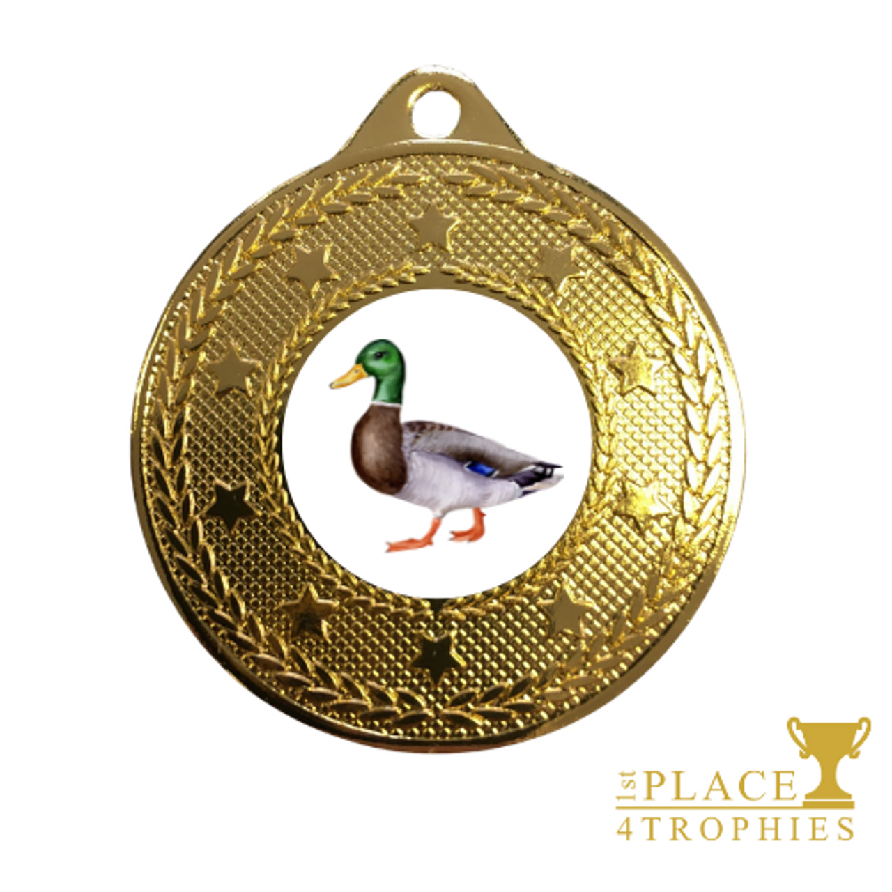 Duck Medal Award With Personalised Engraving Farm Animals Nursery School Prize