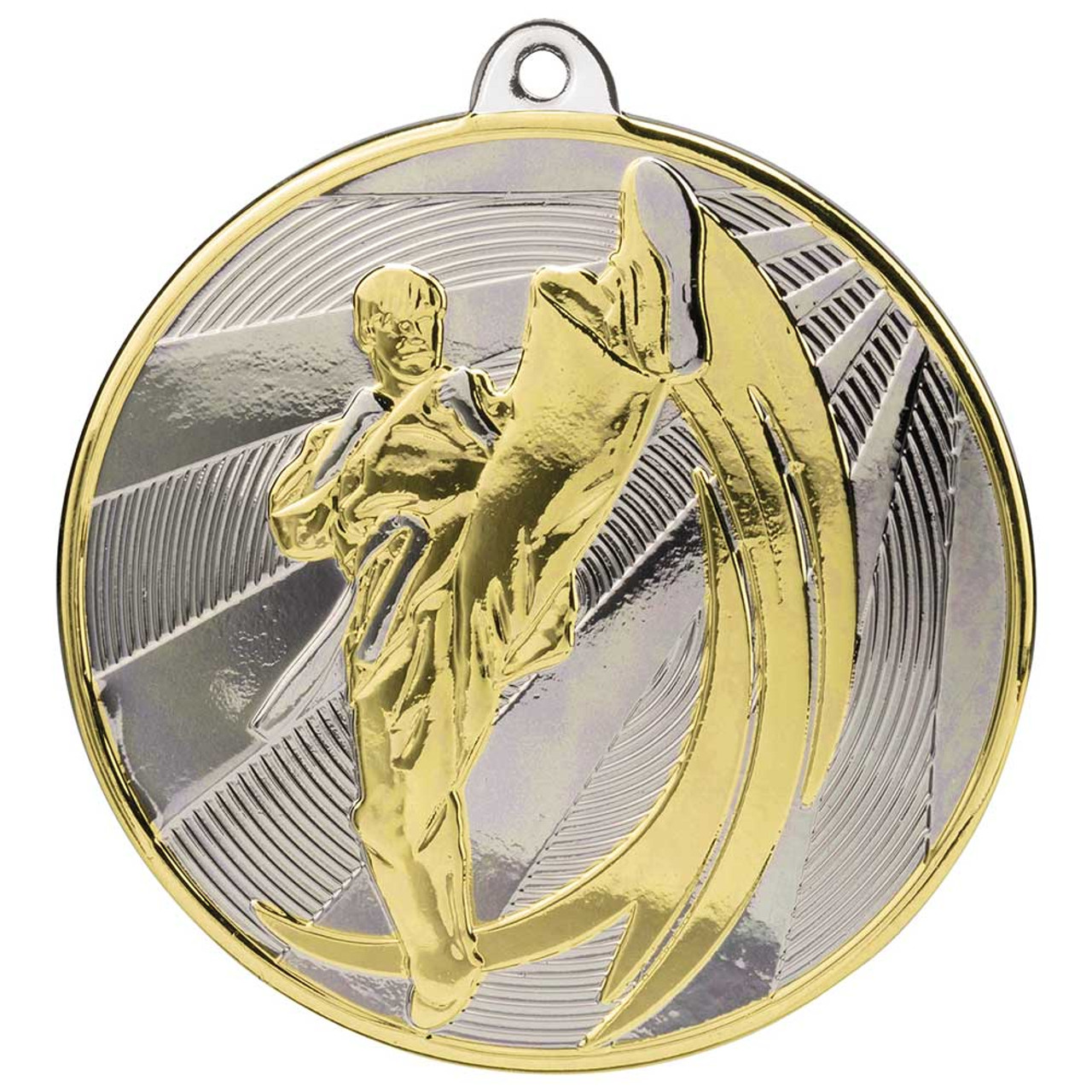 Karate Medal Award Silver & Gold 60mm Prize Sensei Gift 