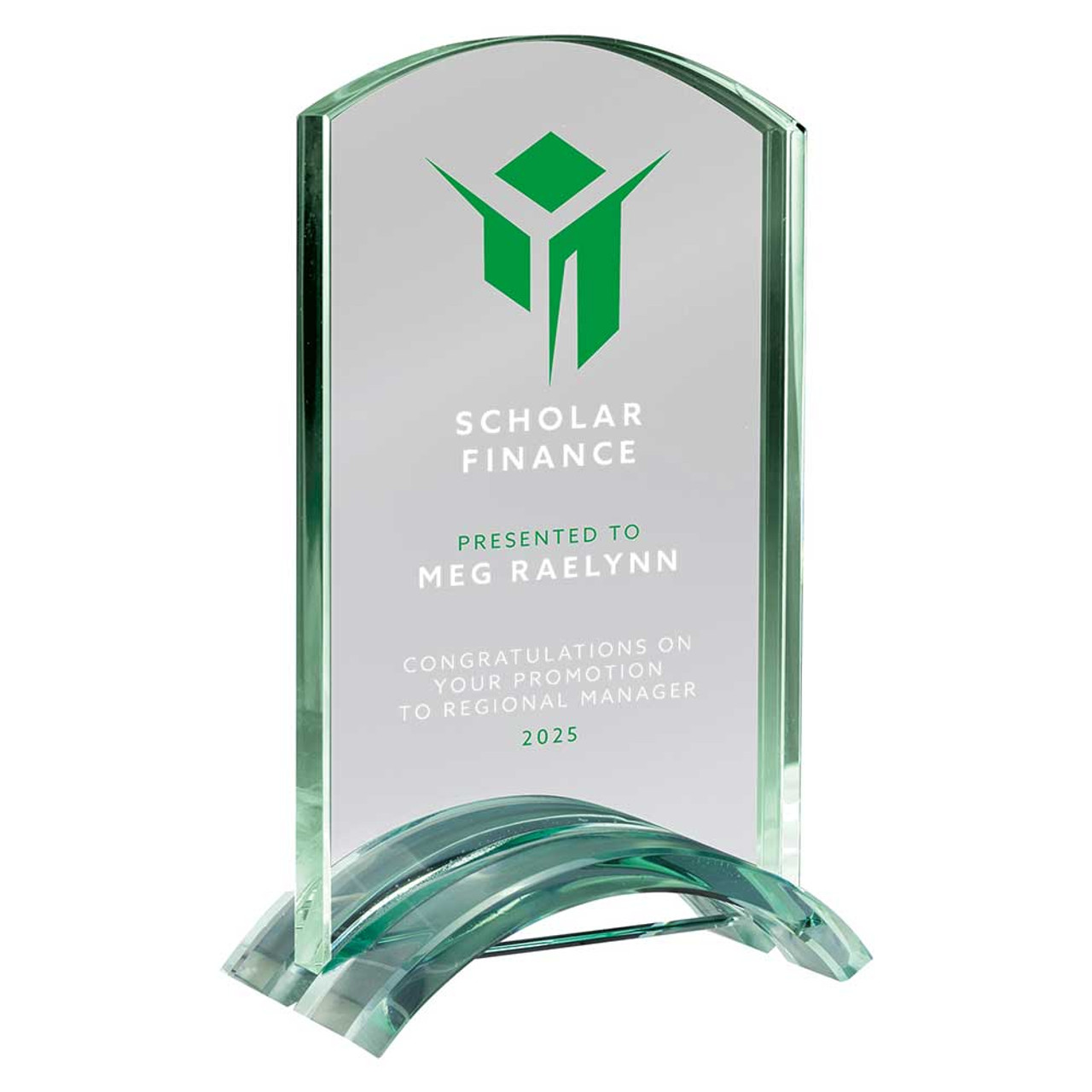 Boost Glass Award 175mm Custom Full Colour Printing