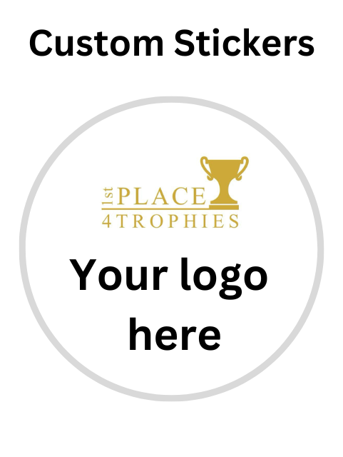 Custom Stickers Add Your Own Personalised Logo 25mm or 50mm