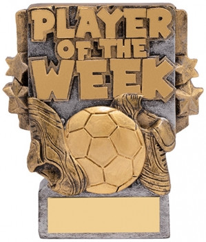 FOOTBALL PLAYER OF THE WEEK AWARD TROPHY 