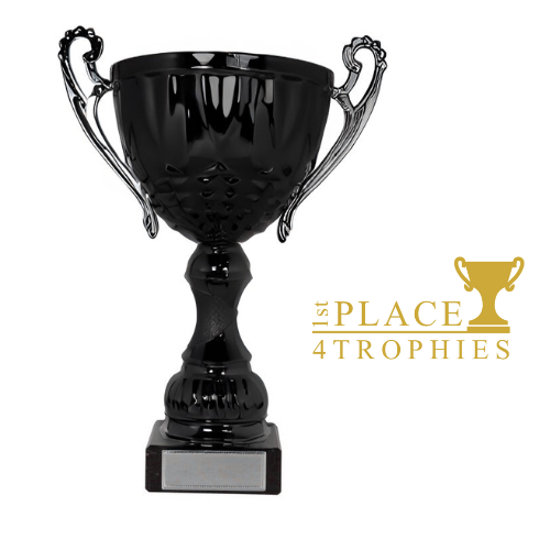 Black Handled Cup Award Free Personalised Engraving