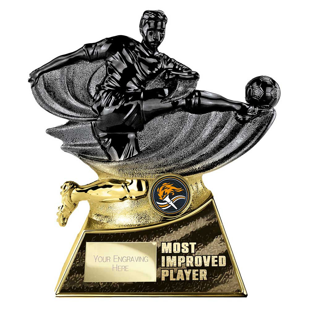 Most Improved Player Power Strike Footballer Trophy 
