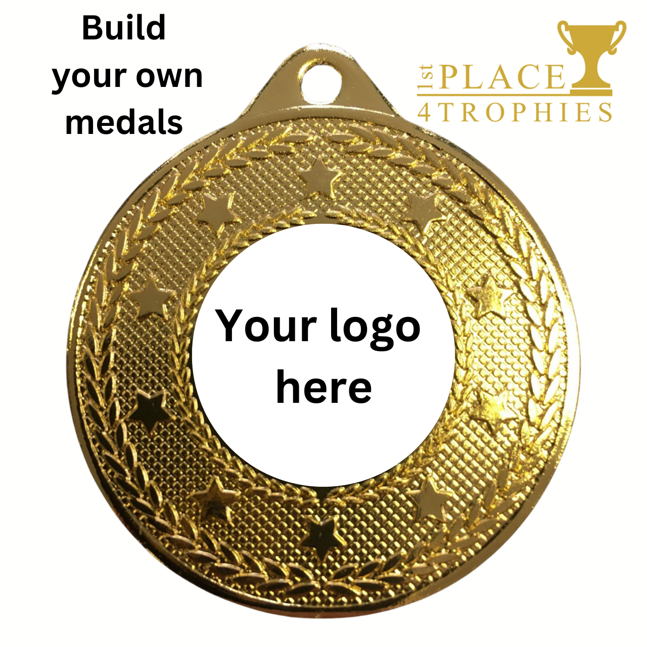 Build Your Own Medals Cheapest Deal at 1st Place 4 Trophies