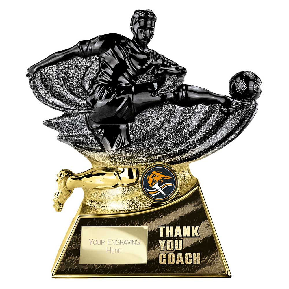 Thank You Coach Gift Personalised Engraving Football Prize