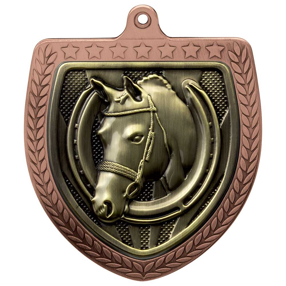 Cobra Equestrian Shield Medal in Bronze