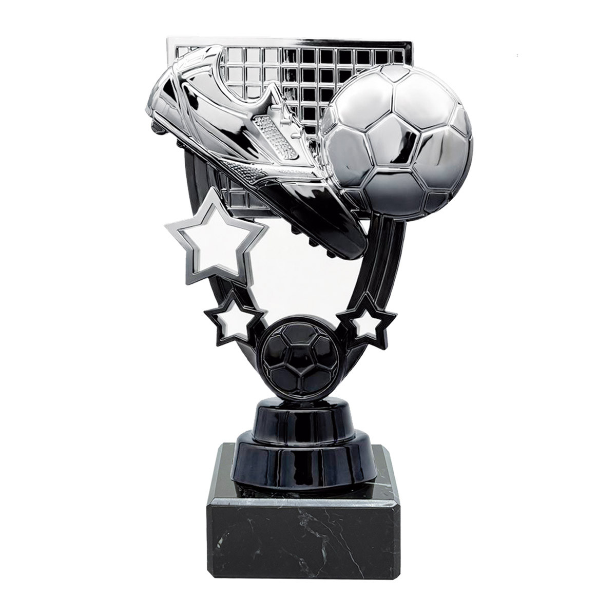 Football Stars Silver Award 6.5" Trophy 